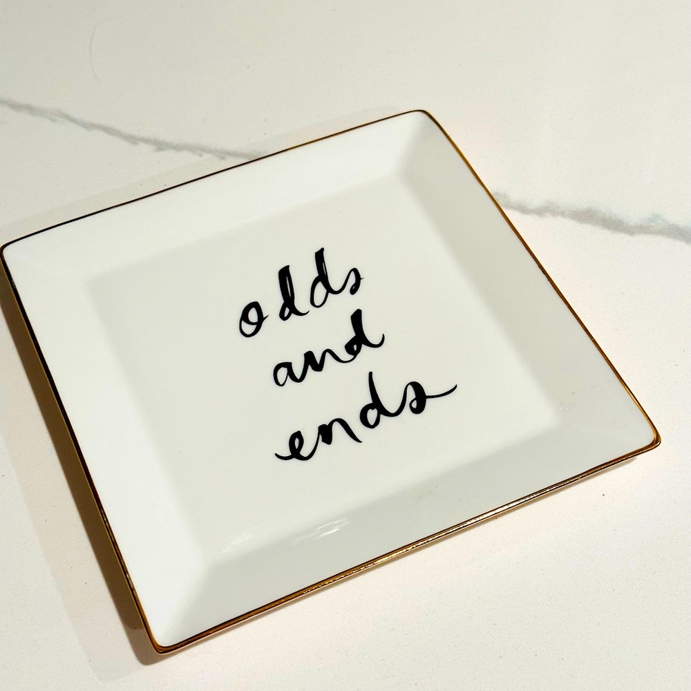 KATE SPADE Daily Place ‘Odds and Ends’ porcelain 6” dish FREE SHIPPING